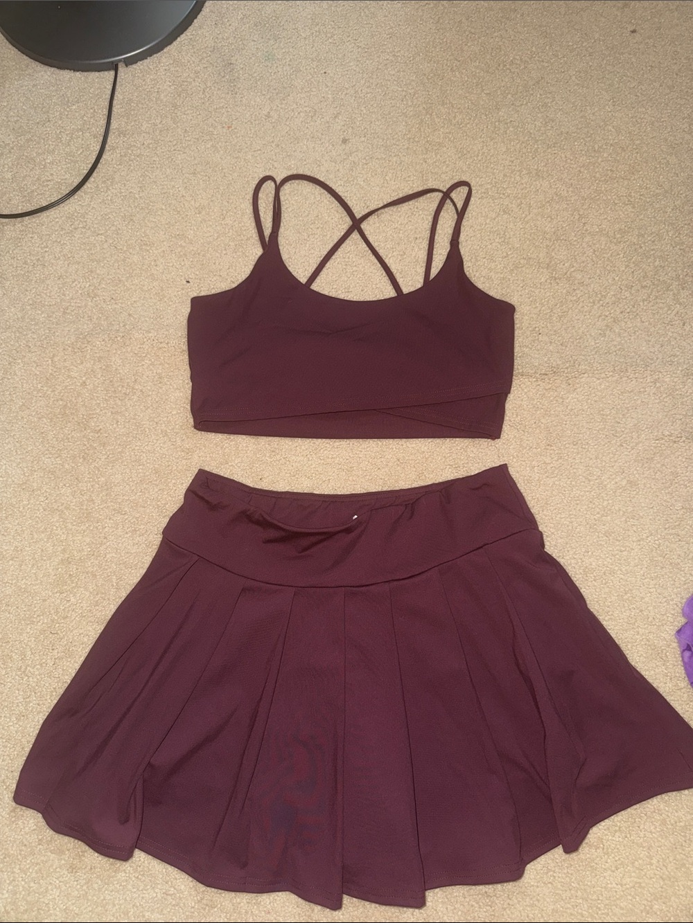 Women’s Large Matching Skort & Top Set